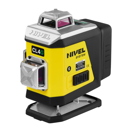 Nivel System CL4G LCD  + statyw SJJ-M1 EX + odbiornik CLS-300 Digital - laser krzyżowy zielony 4 × 360° 4D OLED Bluetooth